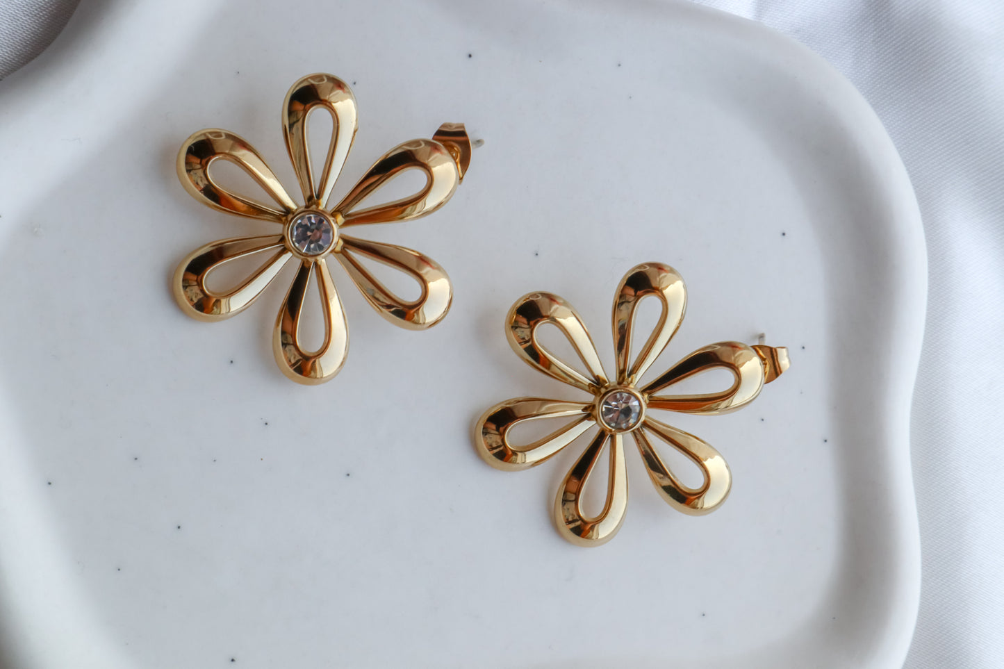 Brincos Pétale d'Or
