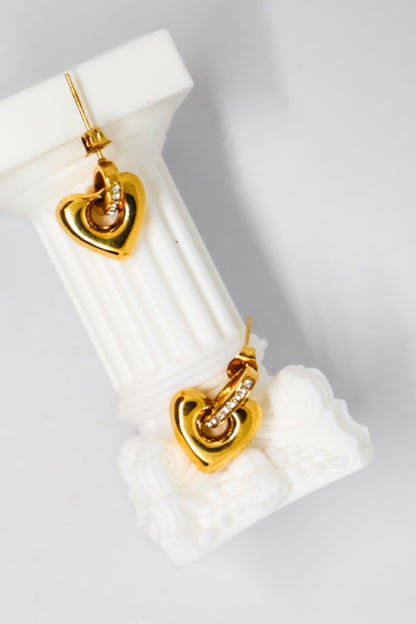 Brincos Bloom Hearts